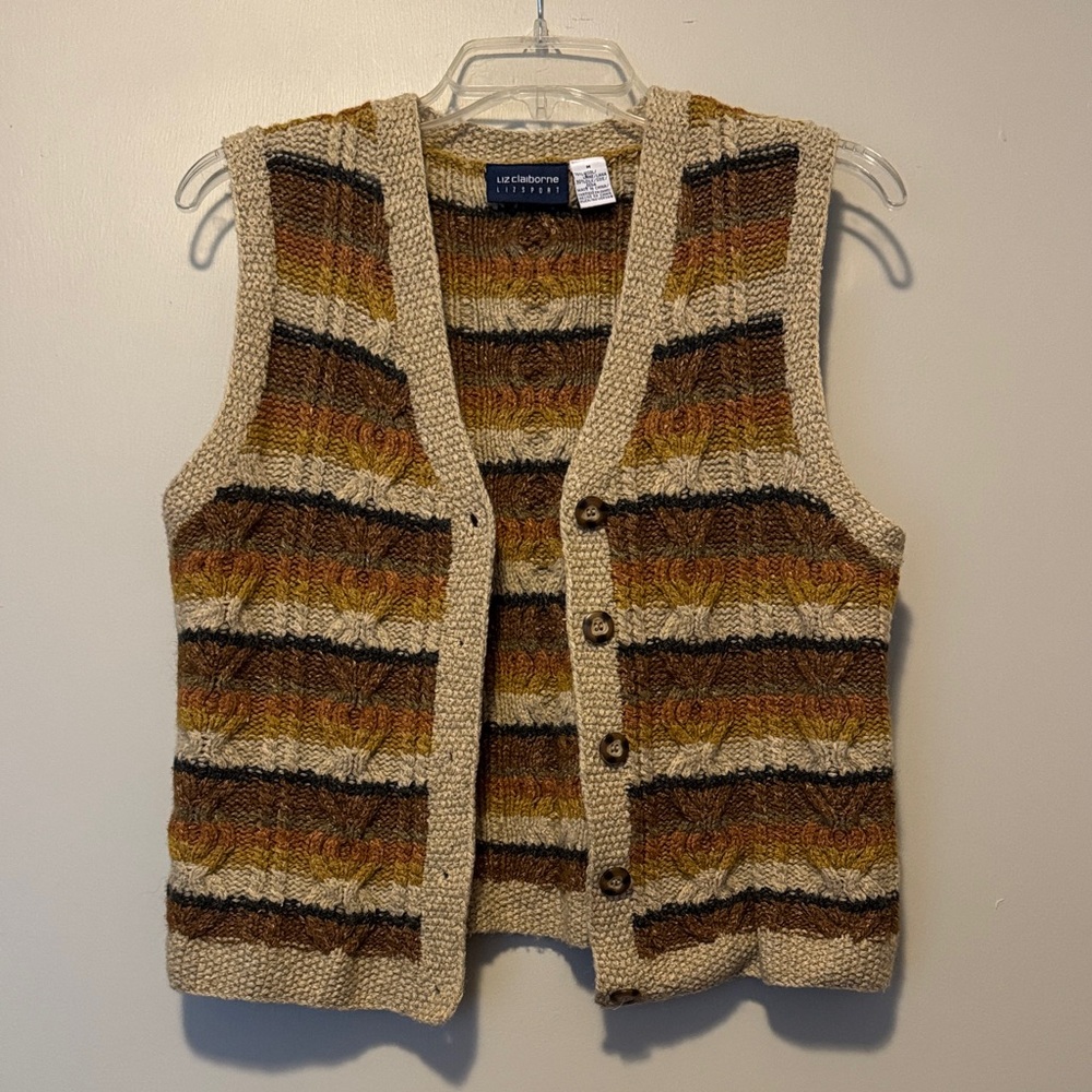 Vintage Liz Claiborne Knit Vest